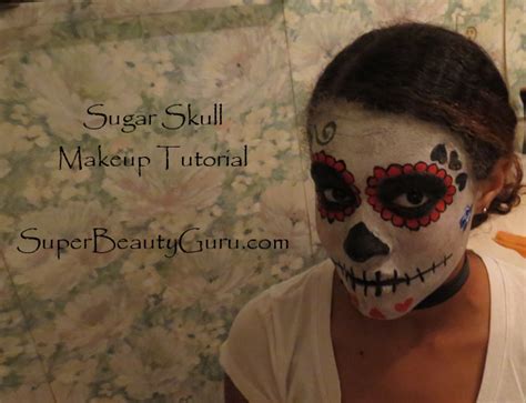 Sugar Skull Day Of The Dead Makeup Tutorial Dia De Los Muertos