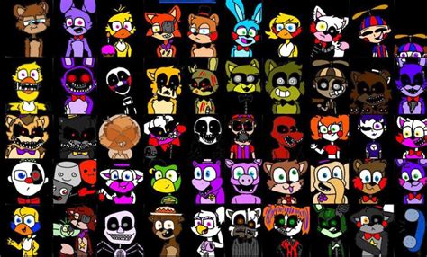 Ucn Roster Complete Five Nights At Freddys Amino