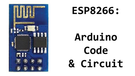Esp8266 Arduino Code And Circuitschematic For Sending Commands Youtube