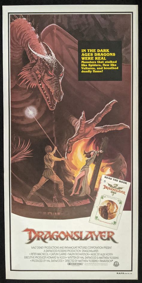 Lot Dragonslayer 1981 Starring Peter Macnicol And Caitlin Clarke