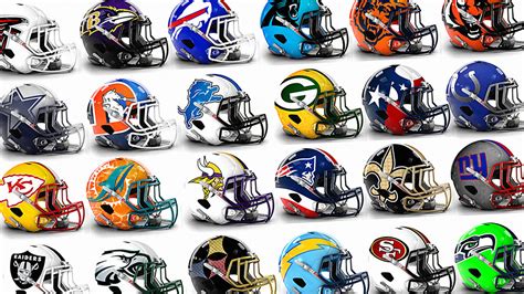 See Bold Alternate Helmet Designs For All 32 Nfl Teams