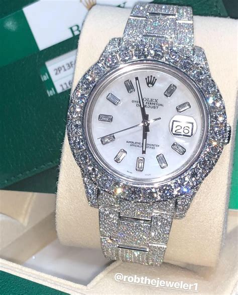 2018 New Style Bust Down Rolex Watch Robthejeweler1 The Watch Is