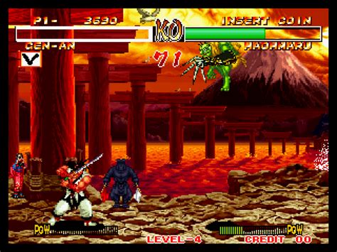 Samurai Shodown 2 Neo Geo 073 The King Of Grabs