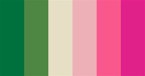 Green To Pink Color Scheme Green