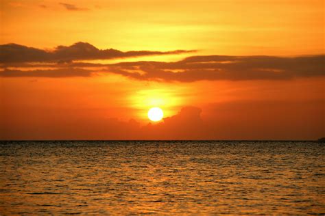 Photo of Seascape During Sunset · Free Stock Photo