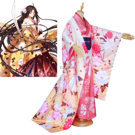 fgo fate grand order kara no kyoukai ryougi shiki flower kimono yukata dress uniform outfit