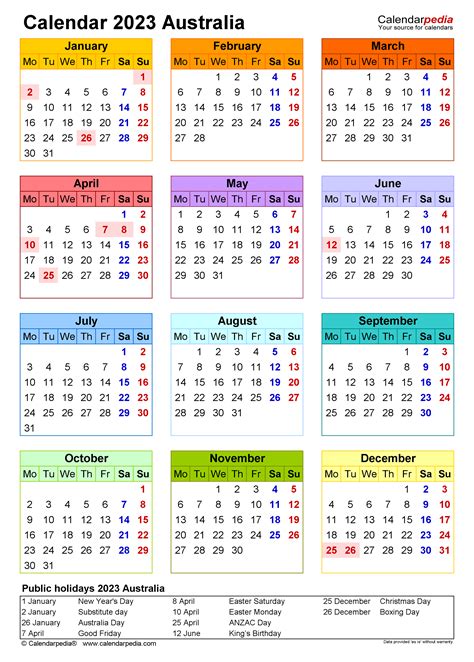 Exploring The Western Sydney University Calendar 2023 2023 Printable