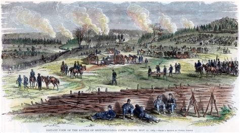 Battle Of Spotsylvania Court House Virginia American Civil War