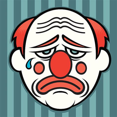 Royalty Free Sad Clown Clip Art Vector Images And Illustrations Istock
