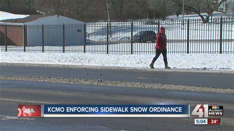 Kcmo Enforces Snow Shoveling Ordinance Youtube