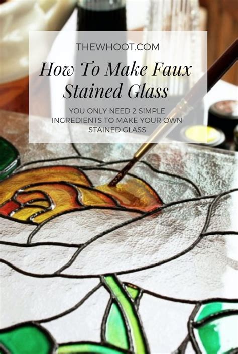 Check spelling or type a new query. How To Make Faux Stained Glass Using 2 Ingredients| The WHOot