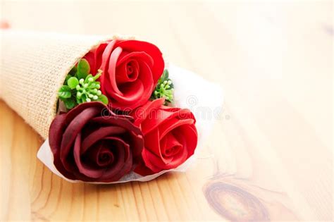 A Couple T Roses On Valentine Day Stock Photo Image Of Birthday