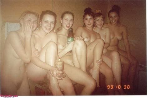 Group Of Women Enjoying The Sauna Trinolla