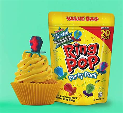 Wholesale Ring Pop Individually Wrapped Variety Party Pack 20 Count