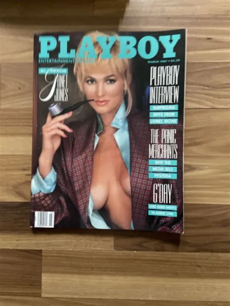 Playboy March Janet Jones Nude Marina Baker Lionel Richie Bob Vila