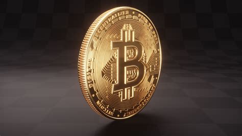 3d Model Bitcoin Vr Ar Low Poly Cgtrader