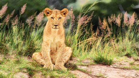 Wild Animal Young Male Lion 4k Ultra Hd Tv Wallpaper For