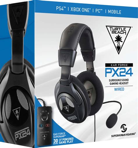 Best Buy Turtle Beach Ear Force Px Over The Ear Gaming Headset For