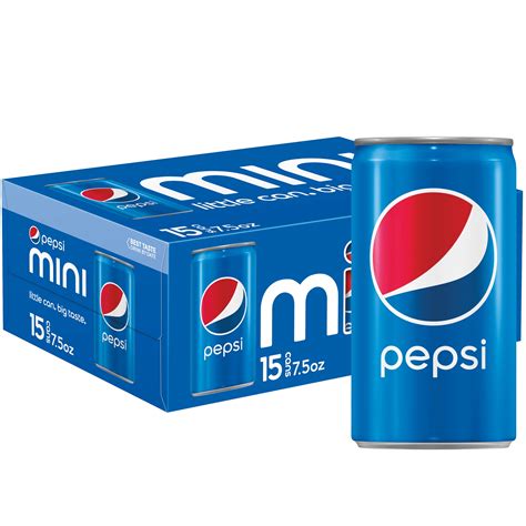 Pepsi Cola Soda Pop 75 Fl Oz 15 Pack Cans