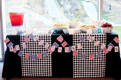 Personalized playing card cases encourage guests to ante up! 50th Birthday Party Decorations
