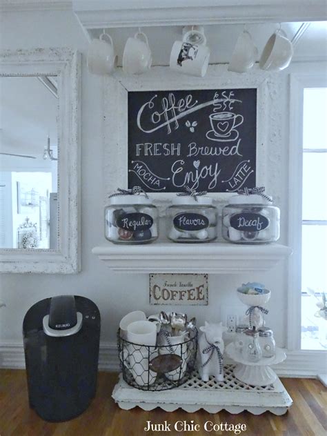 Image Result For Shabby Chic Coffee Bar Coffee Bar Home Coffee Bar