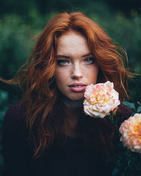 Beautiful Female Portraits By Raimee Miller Red Hair Woman Female