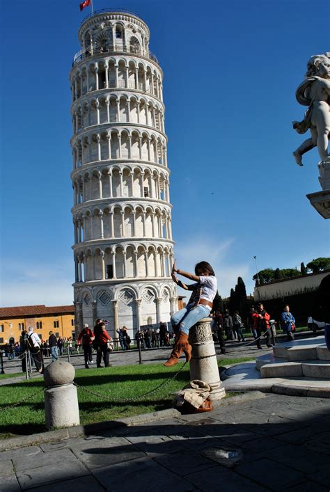 Pizza Tower D Pisa Italy Famous Landmarks Tower