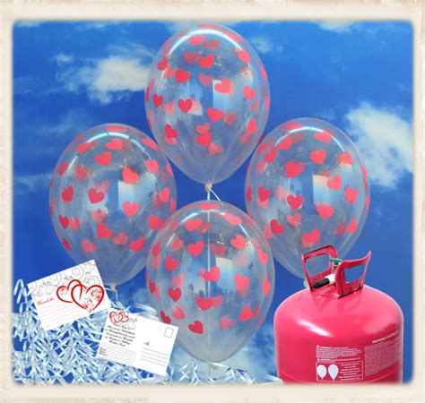 Luftballons zur Hochzeit steigen lassen, Helium ...