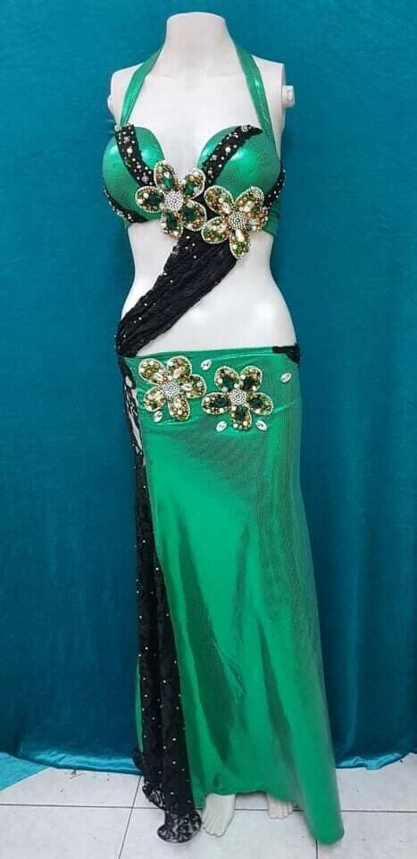 Egyptian Professional Belly Dance Costume Made Any Color And Any Size Ebay