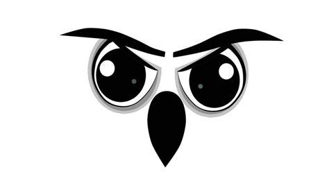 Happy Owl Vector Graphic Image Free Stock Photo Public Domain Photo