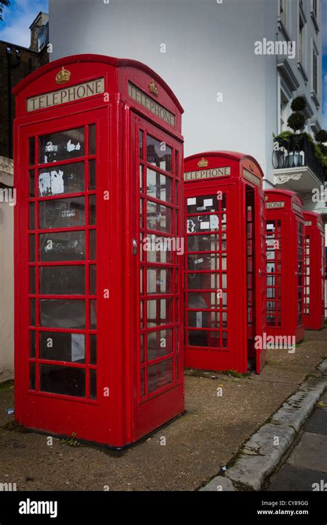 Classic British Red Phone Booth In London Uk Immagini E Fotografie