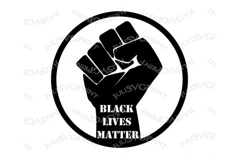 Printing And Graphic Essentials My Life Matters Fist Svg Black Lives