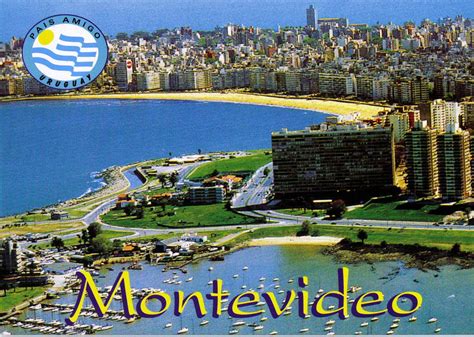 Nearby cities and villages : POSTCARD EXCHANGE: URUGUAY - Montevideo