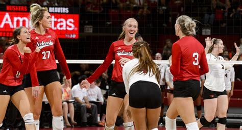 Huskers Lead College Volleyball In No 1 Rankings Volleyball