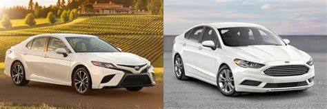 2018 Toyota Camry Vs 2018 Ford Fusion Which Is Better Autotrader