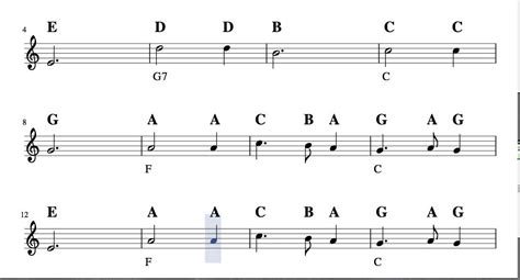 Beginner Easy Flute Sheet Music With Letters Beginner Notes Sheet