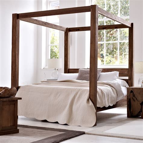 Buy four poster bed canopy and get the best deals at the lowest prices on ebay! Wooden four post bed | Four poster bed frame, Canopy bed ...