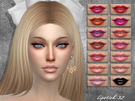 The Sims Resource Lipstick 32 By Sintiklia Sims 4 Downloads