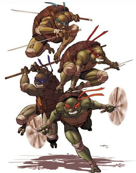 Awesome Teenage Mutant Ninja Turtles Character Designs Geekery