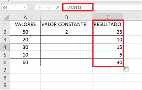 ¿cómo Realizar Una División En Excel Conoce 2 Formas