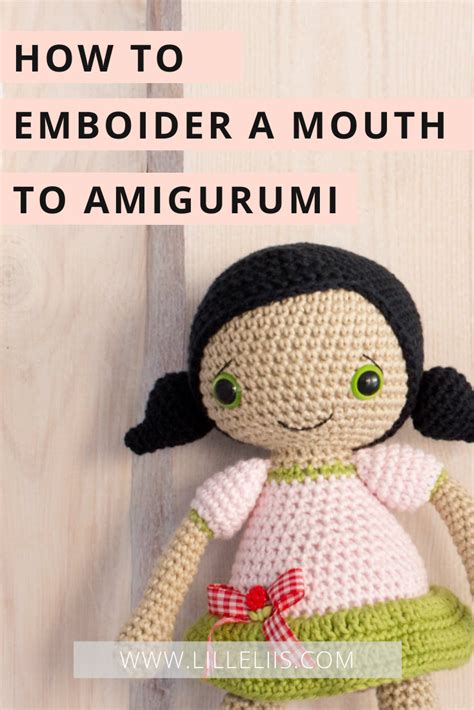 When creating my cover and play teddy bear amiblanket (the blanket below you can find both eyes embroidering photo tutorial with written description as well as the 'how to embroider amigurumi eyes on crochet video tutorial'. How to stitch a mouth to your amigurumi | crochet tutorials | lilleliis | Amigurumi doll ...