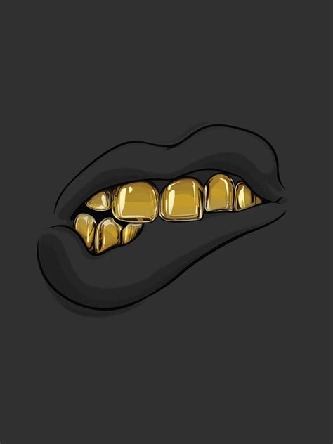 Gold top grills with connective bar. 97+ Grillz Wallpapers on WallpaperSafari