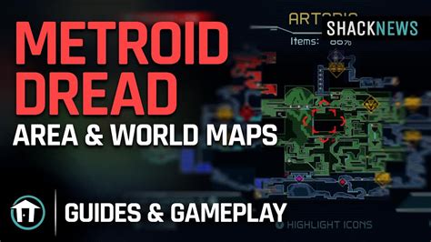 Metroid Dread Area And World Maps Youtube