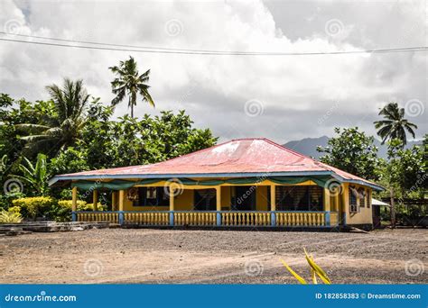 Traditional House In Samoa Editorial Stock Photo Image Of Traditional