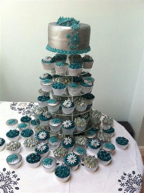 Hochzeit Cupcakes Google Suche Silver Wedding Cake Purple Wedding