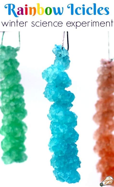 Create Your Own Rainbow Borax Crystal Icicles In This Winter Scien