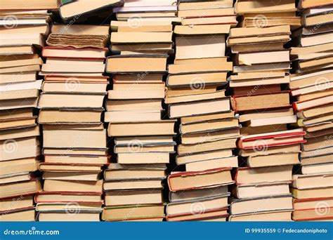 Books With Lots Of Pages To Read During Boring Moments Stock Image