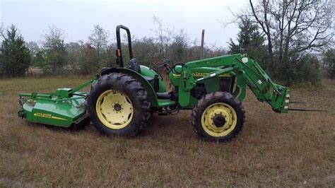 Driving A John Deere 5205 Around The Property Youtube