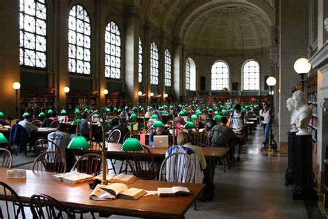 Boston Public Library Reading Room A Photo On Flickriver