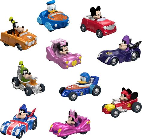 Fisher Price Disney Mickey And The Roadster Racers Hot Rod 10 Pack